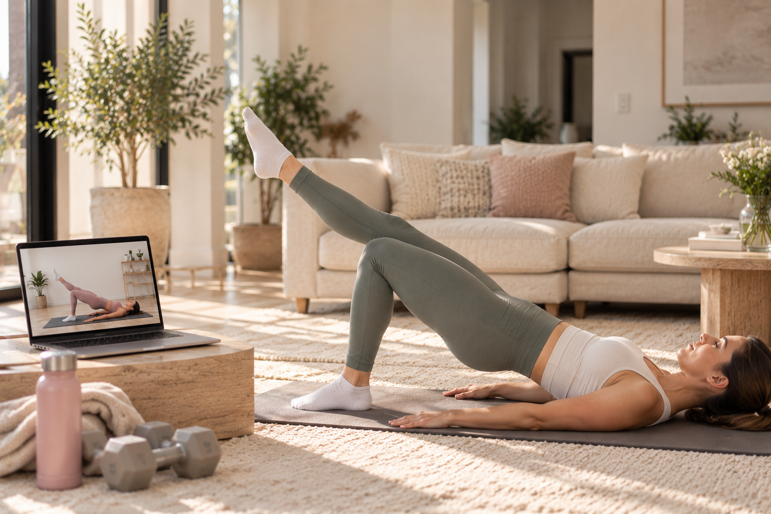 Online Fitnesskurse von Shape Atelier für flexibles Training von zu Hause.